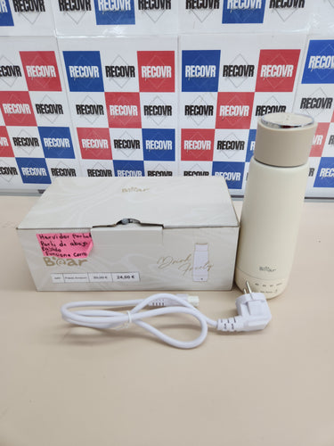 Hervidor Eléctrico 300 ml, Control Portátil De Un Solo Clic, Taza Térmica De Calentamiento Rápido De Viaje De Tres En Uno, Doble Capa 304 Acero Inoxidable Bear